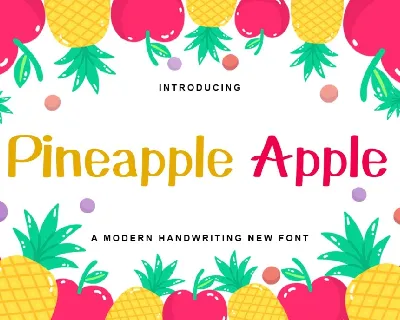 Pineapple Apple Font