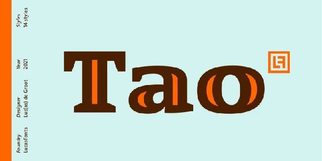 Tao Family font