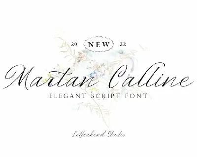 Martan Calline font