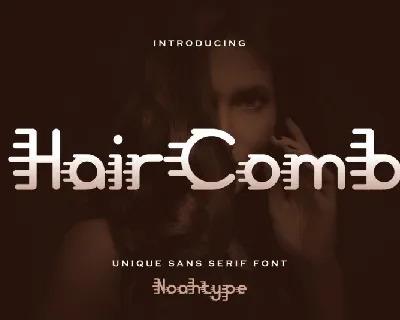 Hair Comb font