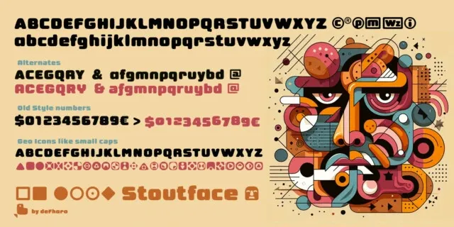 Stoutface font
