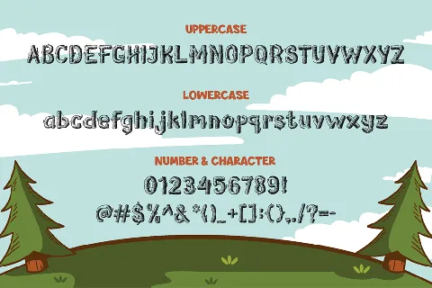 Wooden Log font