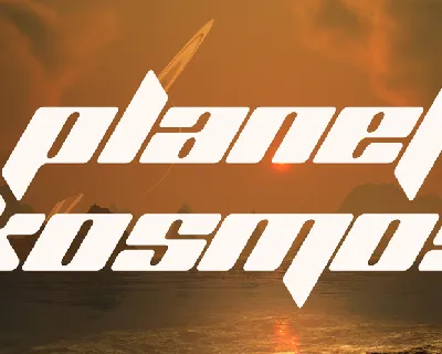 Planet Kosmos font