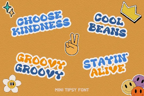 Mini Tipsy font