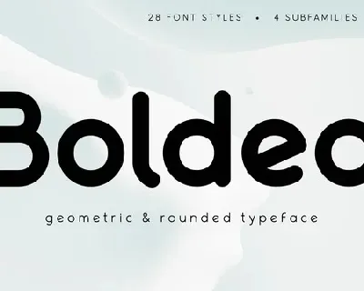 Bolded font