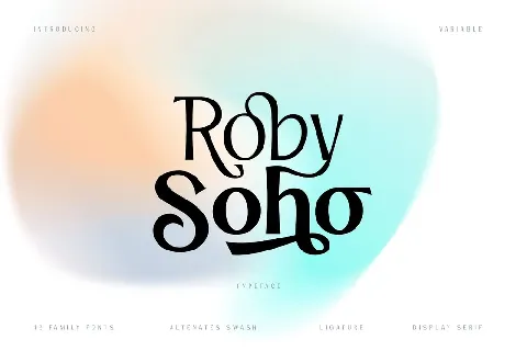 Roby Soho font