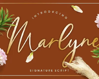 Marlyne font