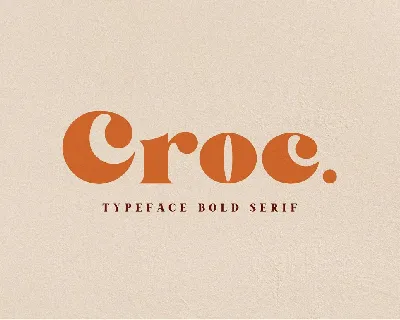 Croc font