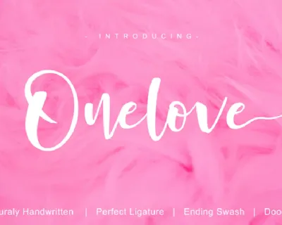 Onelove font