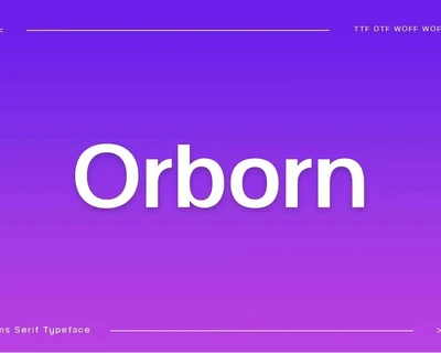 Orborn font