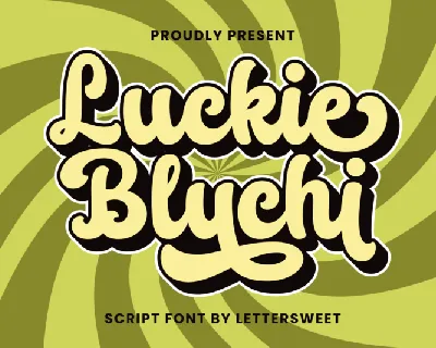 Luckie Bluchi font
