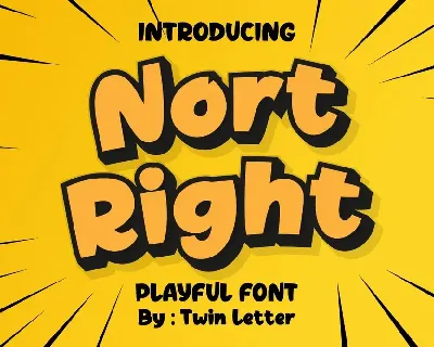 Nort Right font