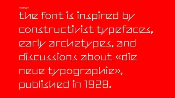 Modelo Display font