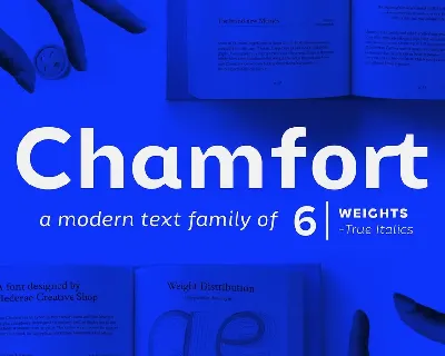 Chamfort Family font