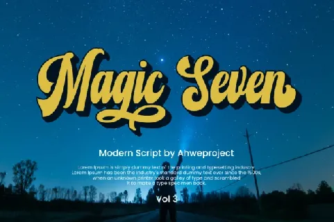 Magic Seven font