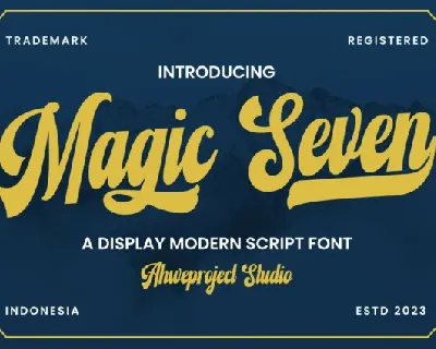 Magic Seven font