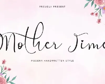 Mother Time font
