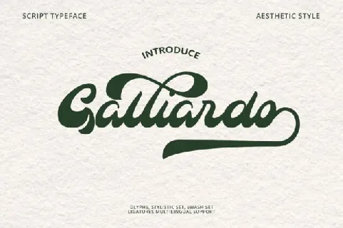 Galliardo Typeface font