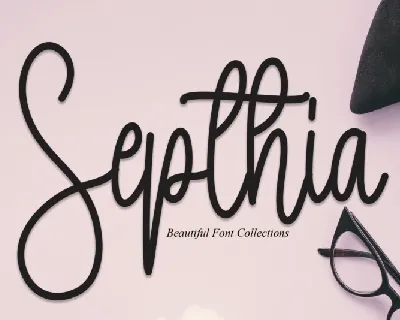 Septhia Script font