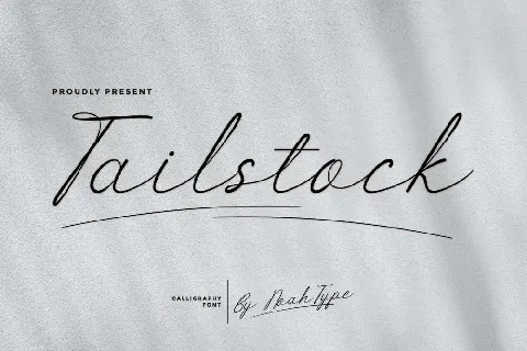 Tailstock font