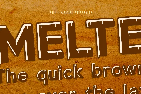 MELTED PERSONAL USE font