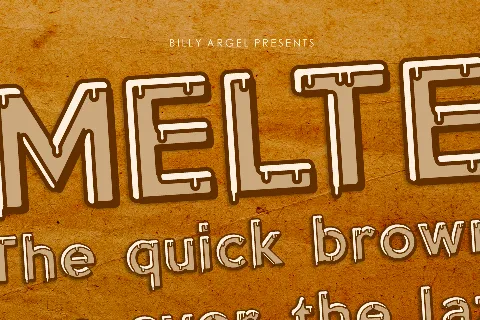 MELTED PERSONAL USE font