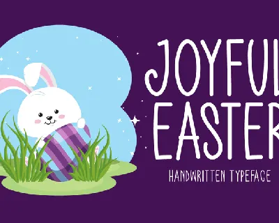 Joyful Easter font