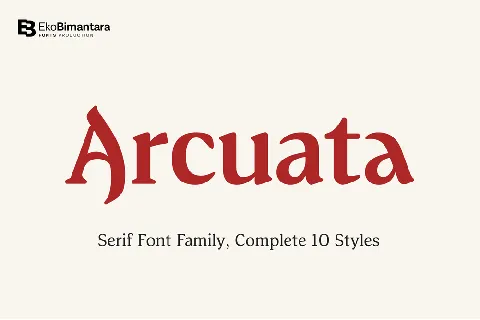 Arcuata Trial font
