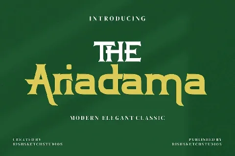 The Ariadama font