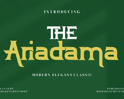 The Ariadama font