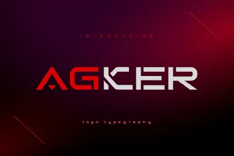 Agker font