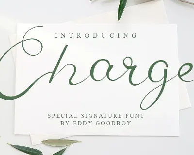 Charge font