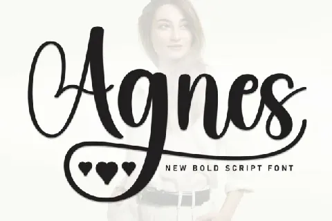 Agnes Script font