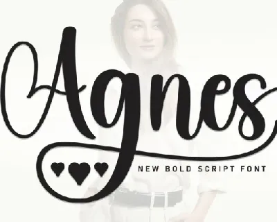 Agnes Script font