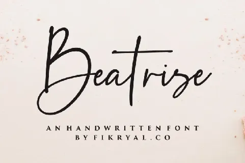 Beatrise font