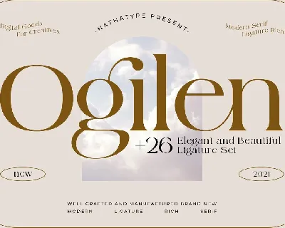 Ogilen font