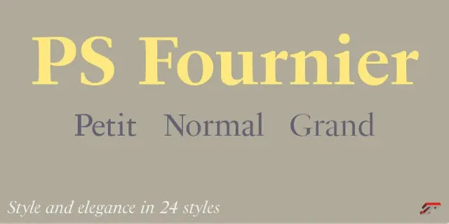 PS Fournier Family font