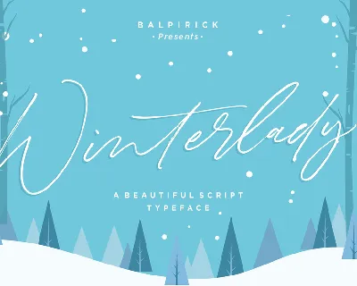 Winterlady font