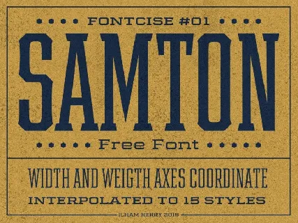 Samton Family font