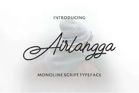 Airlangga Script Handwritten font