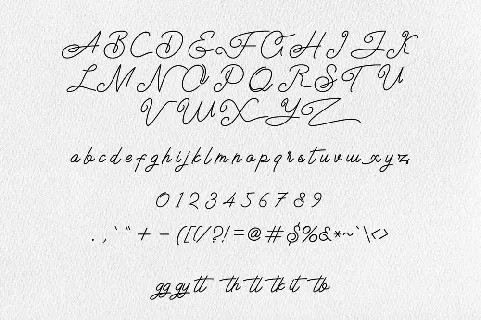 Airlangga Script Handwritten font