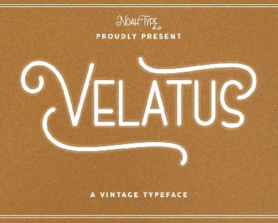 Velatus Demo font