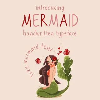 Mermaid font