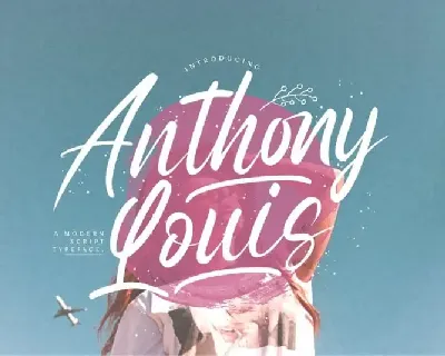 Anthony Louis Script font