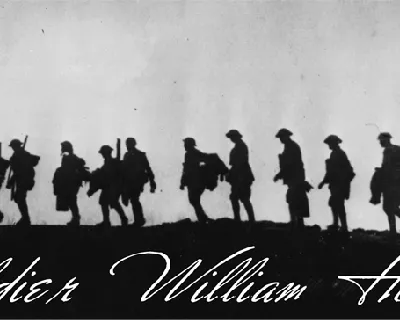 Soldier William Holmes font