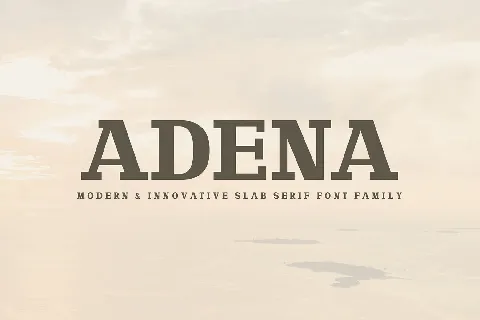 Adena font