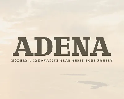 Adena font