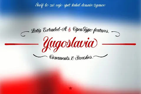 Yugoslavia Free font