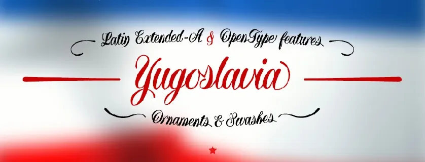 Yugoslavia Free font