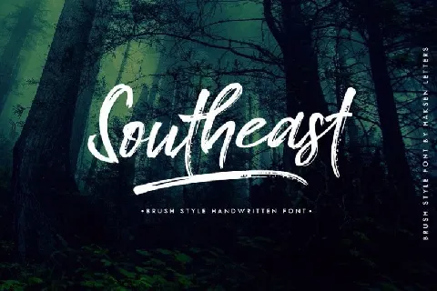 Southeast Brush font